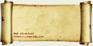 Jefimija Jočanin vizit kartica